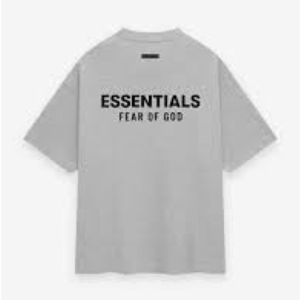 Fear of God Essentials Grey T-Shirt